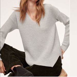 Wilfred Free Sz S Light Gray Wolter Sweater